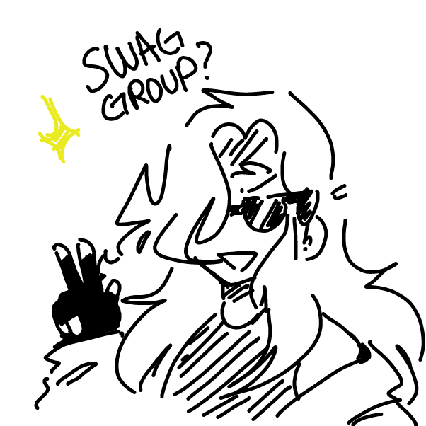 Drawing in swag by MaskedShadows