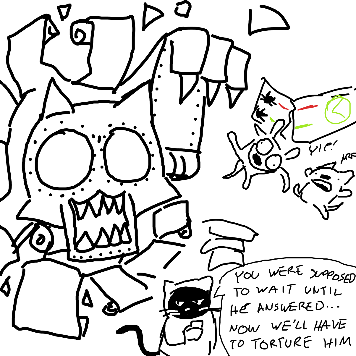  - Online Drawing Game Comic Strip Panel by Sabandija