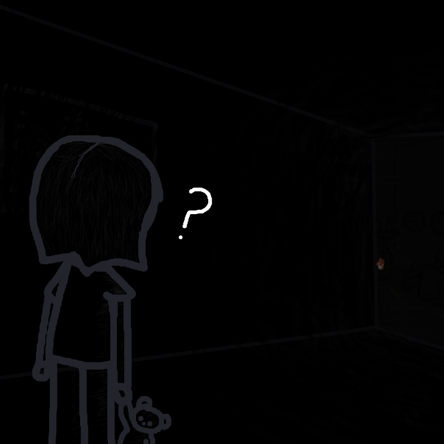 Drawing in Horror movie by ItzAki