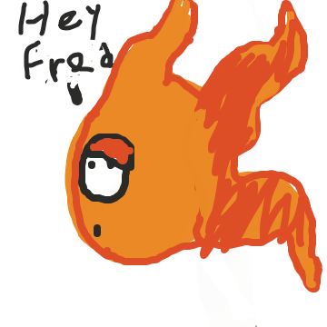 Jerry's saying hi to fred - Online Drawing Game Comic Strip Panel by Skye cats!