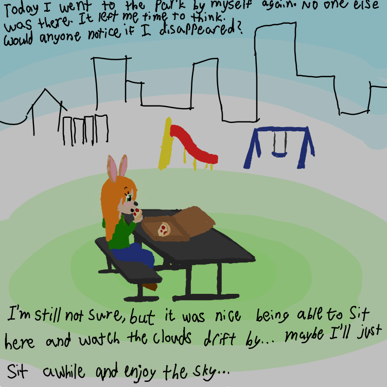 Drawing in Park by Setin