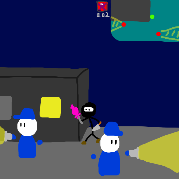 metal stick solid - Online Drawing Game Comic Strip Panel by SuperIced3