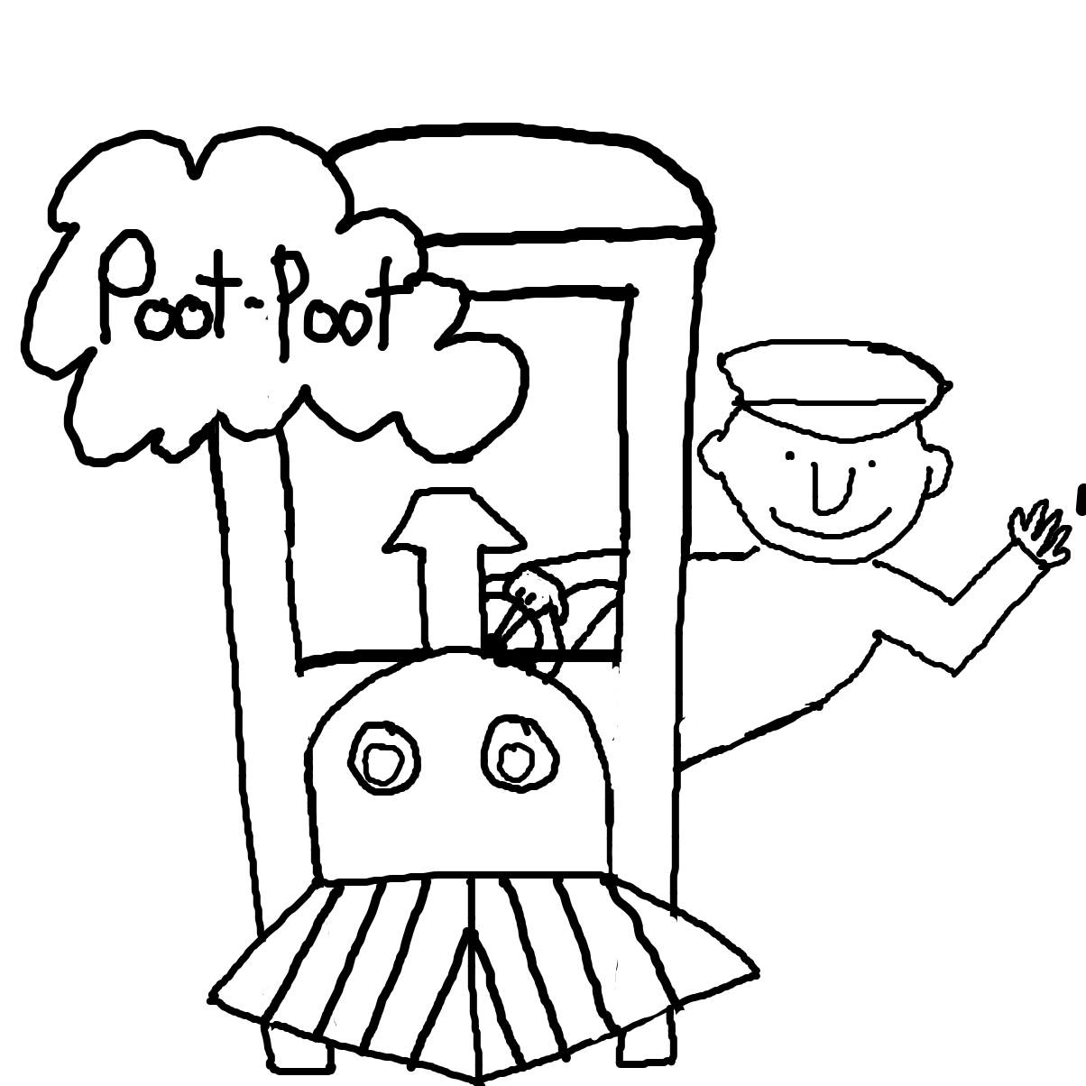 Drawing in Wavy davy by JDPaced