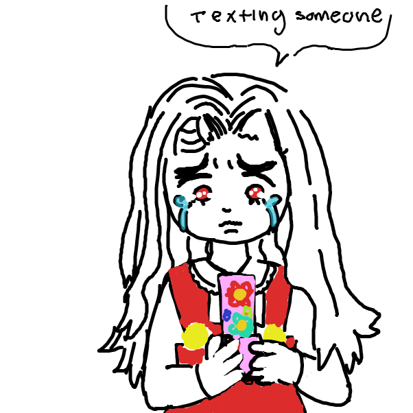 Drawing in Eri is a lil devil by SleepOtsu