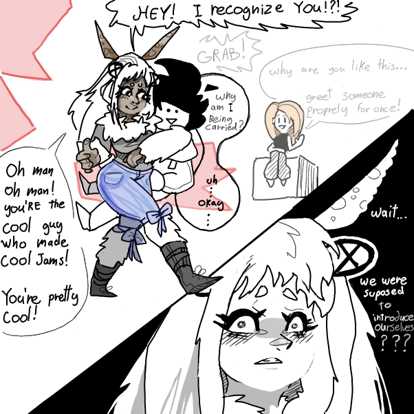  - Online Drawing Game Comic Strip Panel by Mothbunita