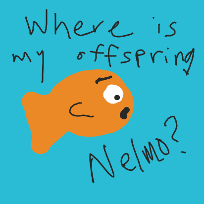 Drawing in Ep 1 fish life by ooglez