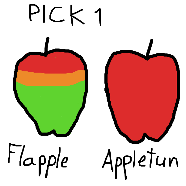 Liked webcomic Applin's choice