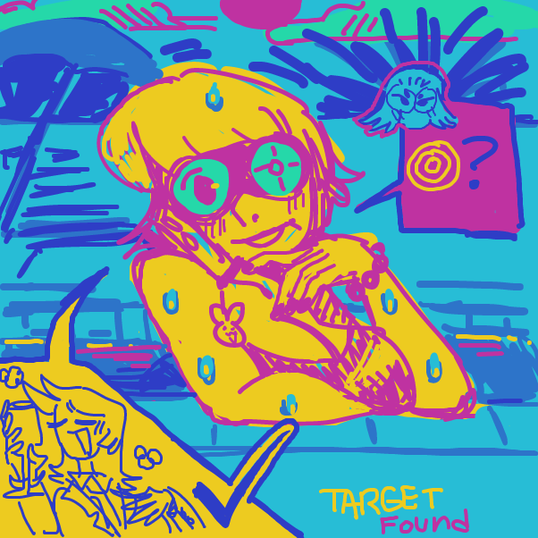 target found, relaying info to blue  - Online Drawing Game Comic Strip Panel by Chumky