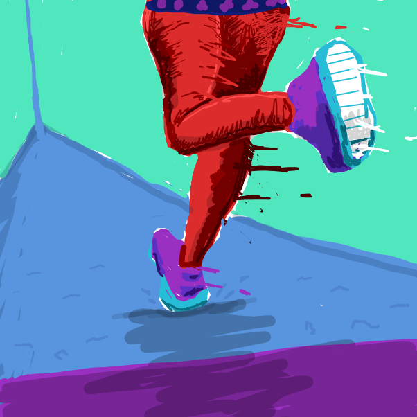 Drawing in 🏃‍♀️ by brownsavo