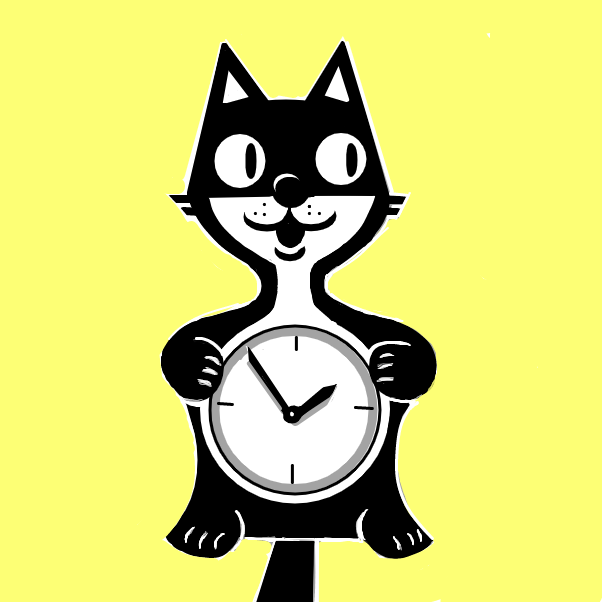 Drawing in Chicken Clock by 🔲