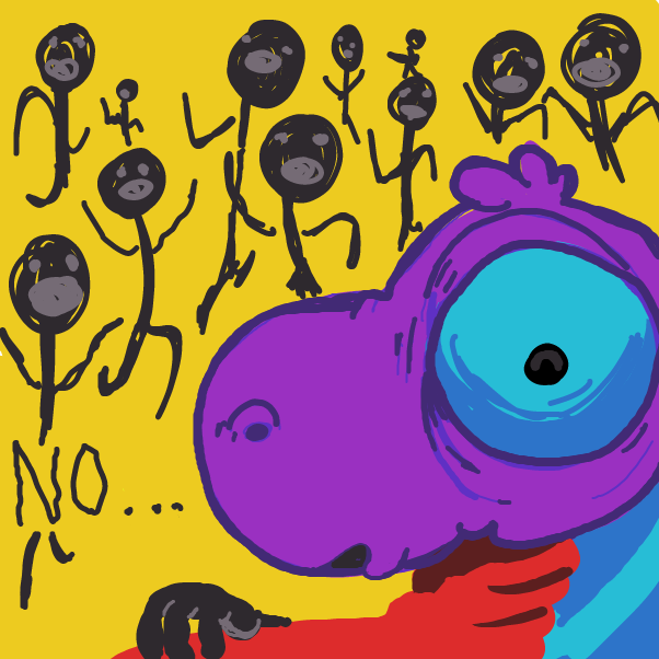 Drawing in Frumplequest 4 by delaruney