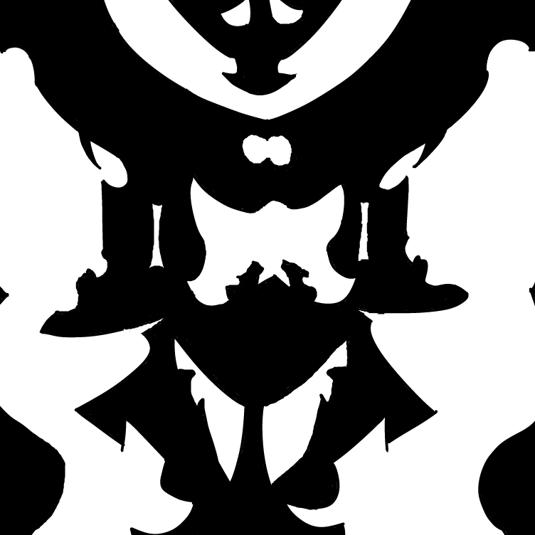 So, I was thinking you can either draw your interpretation of the rorschach I made or make your own rorschach test. - Online Drawing Game Comic Strip Panel by Setin