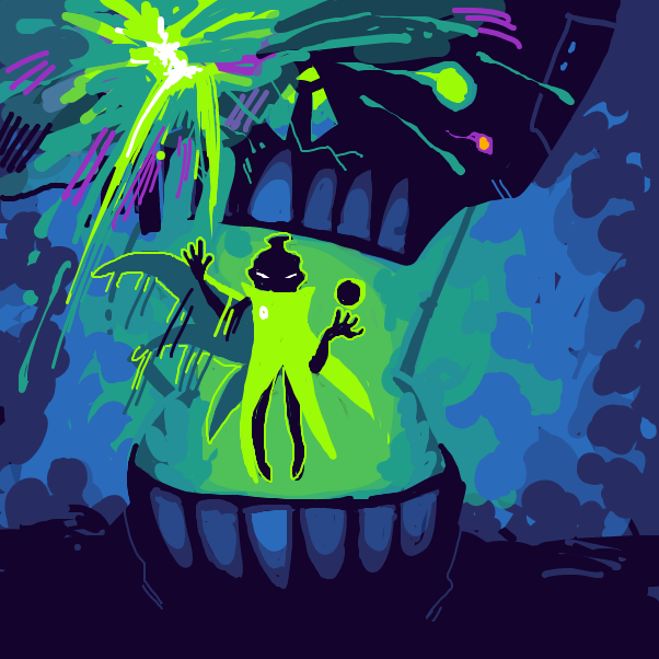  - Online Drawing Game Comic Strip Panel by Chumky