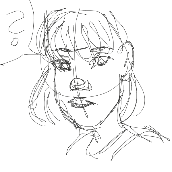 "What´s this?" asked Kim, as she found something lying next to her. - Online Drawing Game Comic Strip Panel by Mine