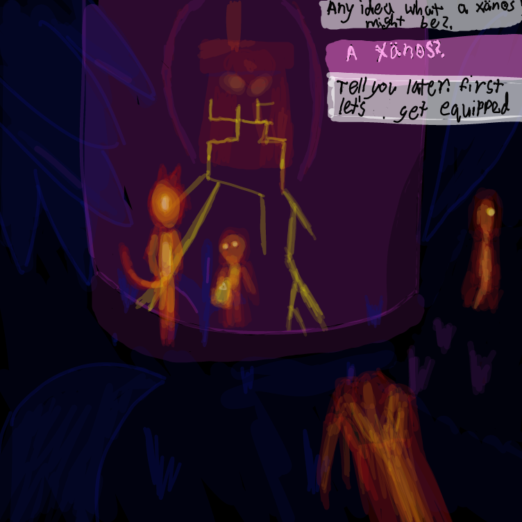 I'm bad with infrared coloring... - Online Drawing Game Comic Strip Panel by Setin