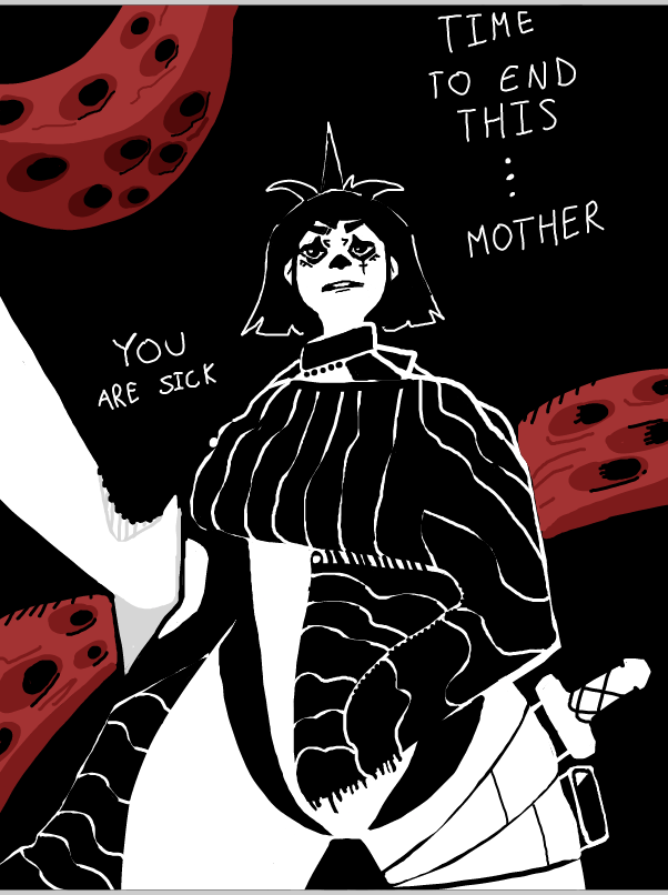  - Online Drawing Game Comic Strip Panel by Mothbunita