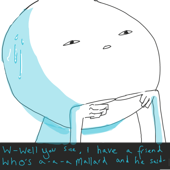 Drawing in Duck by ham