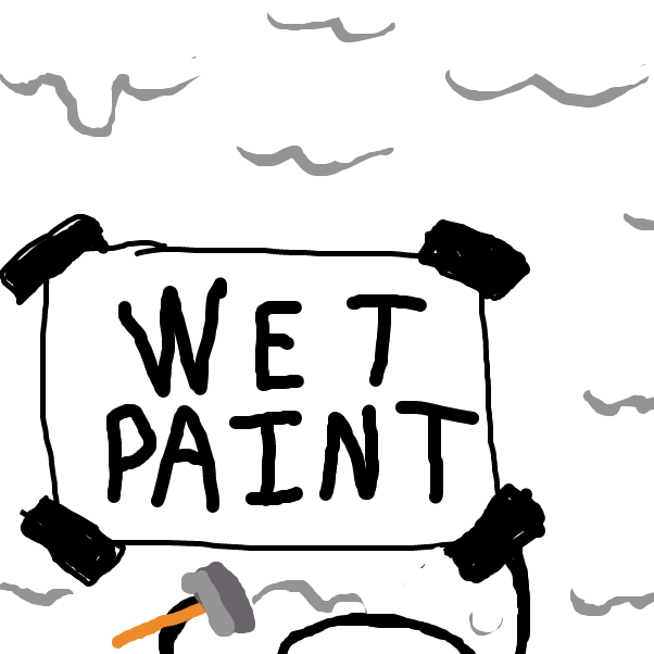 Drawing in Pizza  by Derren