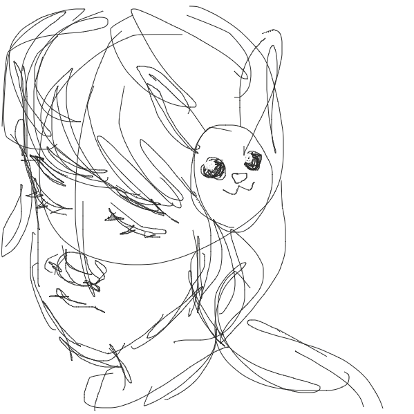 "I feel lonely. Why isn´t anyone here?"
she thought. - Online Drawing Game Comic Strip Panel by Mine