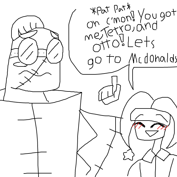 Drawing in I think ur hot     by DOCTOR BUTTONS