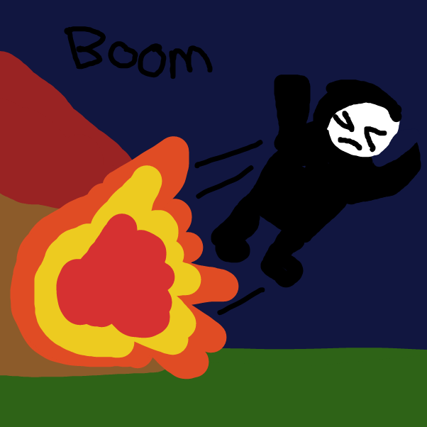 Drawing in oh no a bomb by TheOctavius8