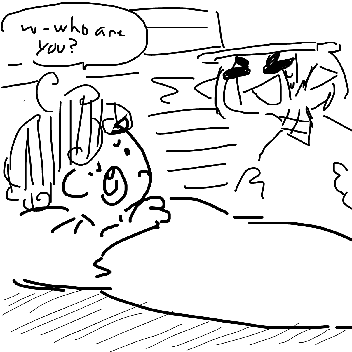 Drawing in NightMare!! by Dragonblitzx