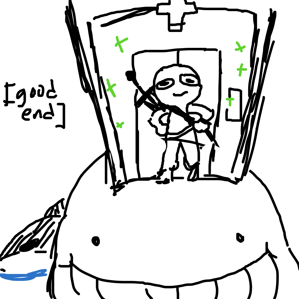 Drawing in The tiger shark search by Dragonblitzx