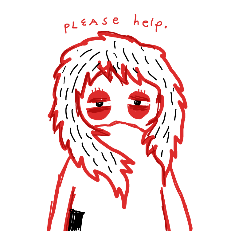 Drawing in cupcake by fairycat