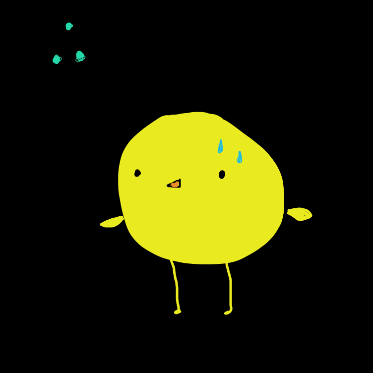 Drawing in nervous duck by fairycat