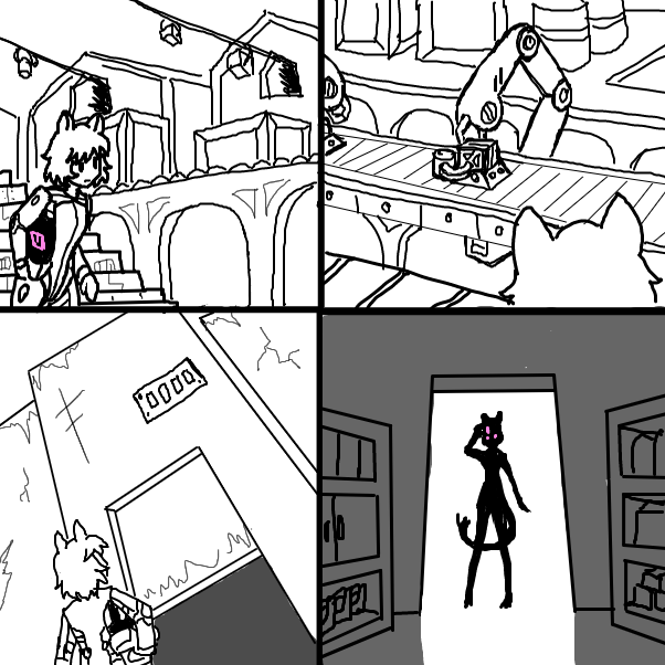  - Online Drawing Game Comic Strip Panel by SeanTrunks