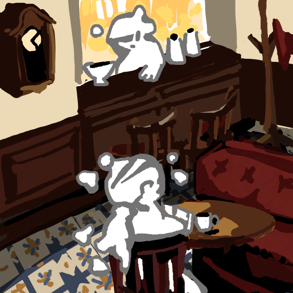 Drawing in someone lovely by nis