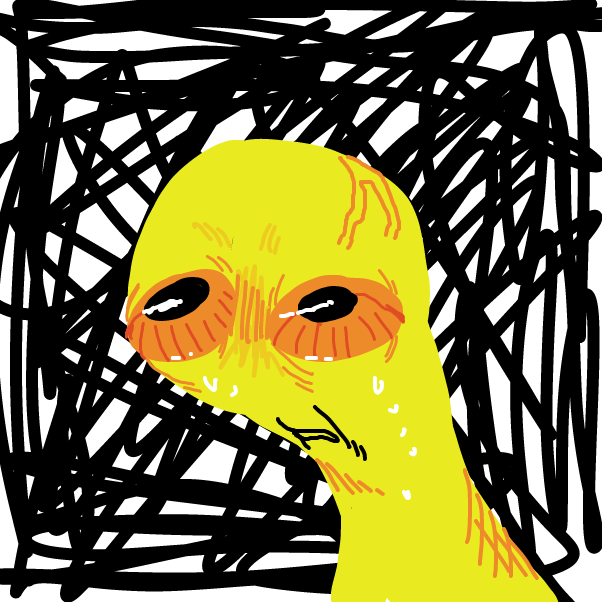 stressing - Online Drawing Game Comic Strip Panel by Chumky