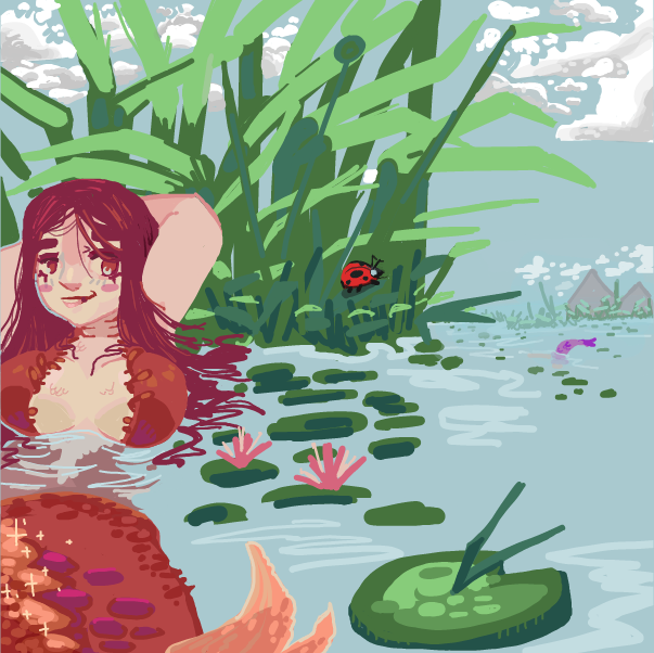  - Online Drawing Game Comic Strip Panel by Mothbunita