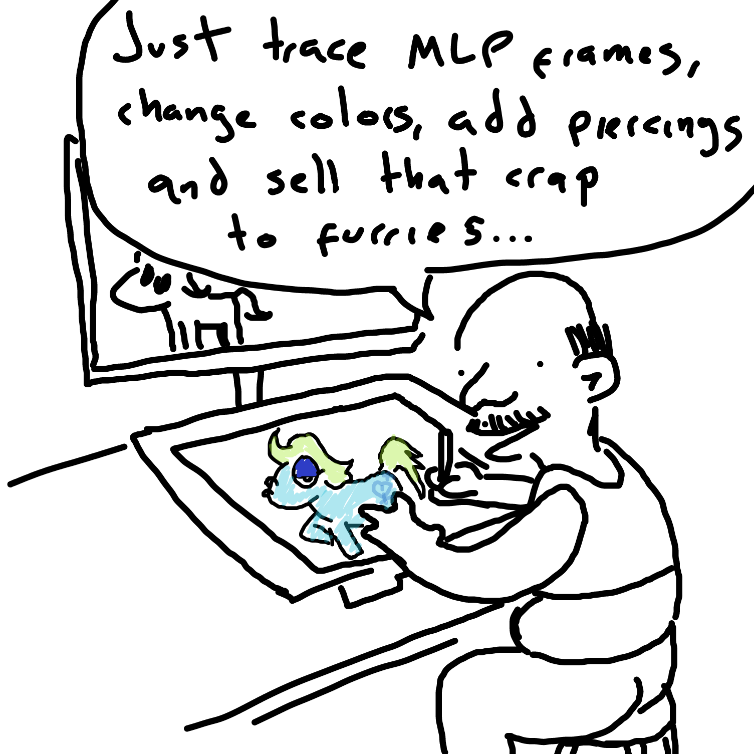  - Online Drawing Game Comic Strip Panel by Sabandija