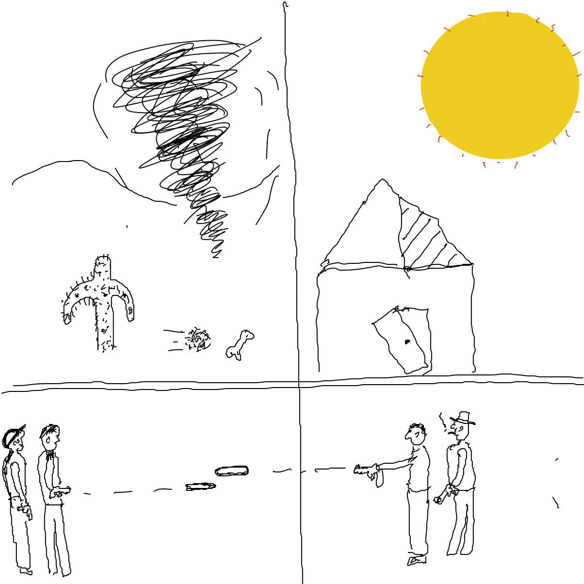  - Online Drawing Game Comic Strip Panel by JDPaced