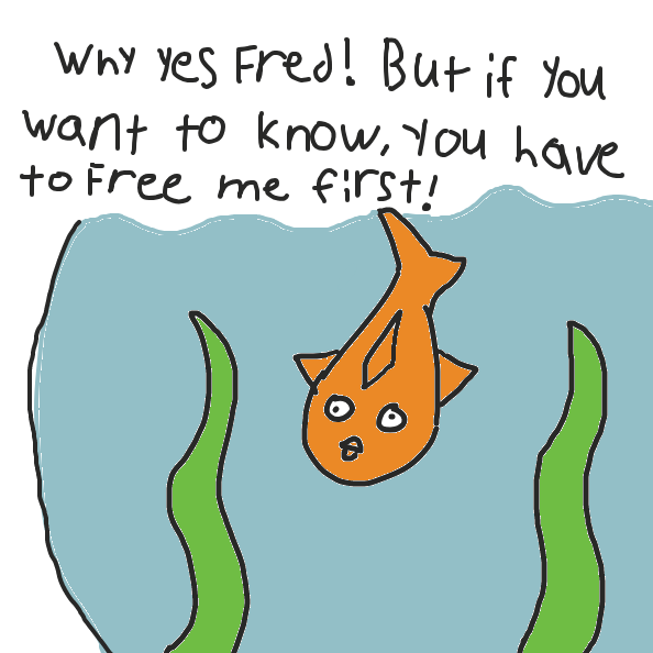 Drawing in Ep 1 fish life by Zipperino