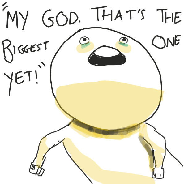 gasp! - Online Drawing Game Comic Strip Panel by ham