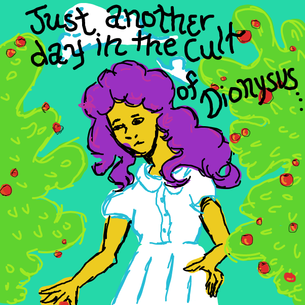 Drawing in Cult of dionysus by krakenup