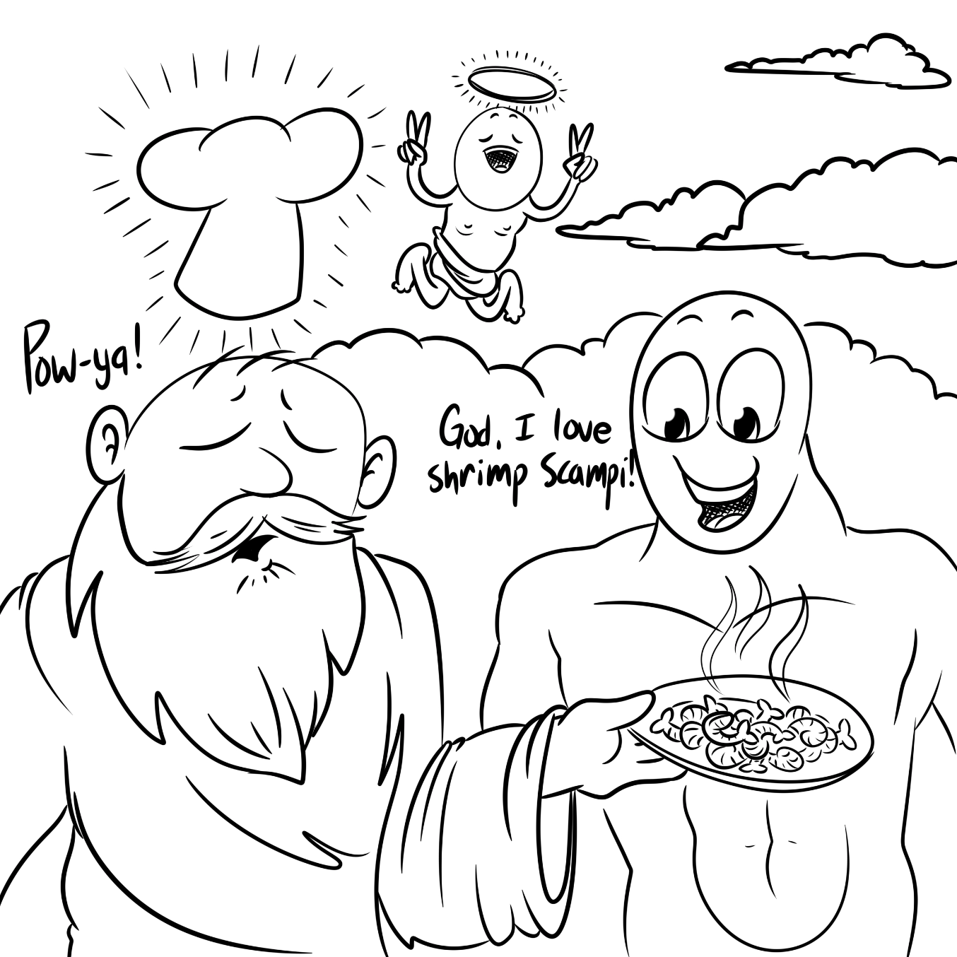  - Online Drawing Game Comic Strip Panel by Wizard Croissant