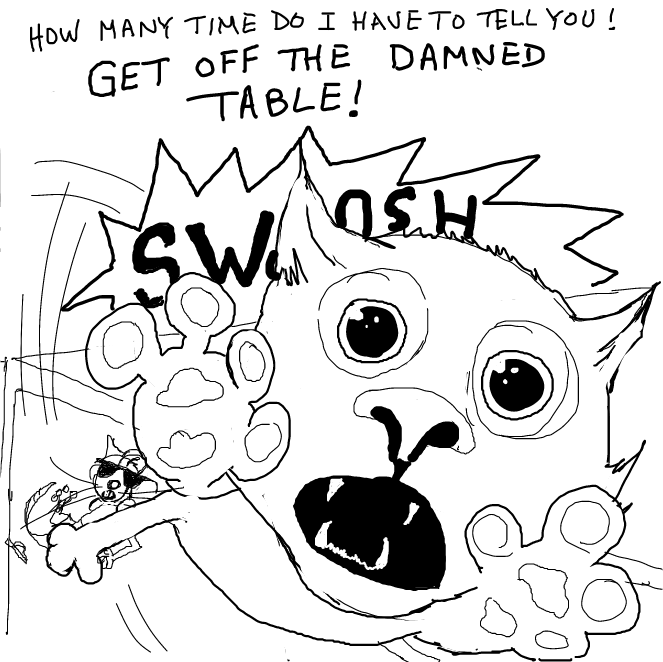 Drawing in a mouse life by dona.