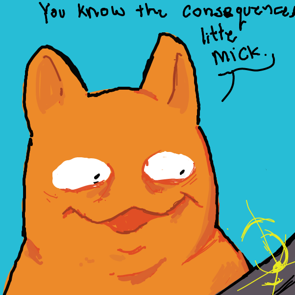 Drawing in Mick Steals Firearms by jax110