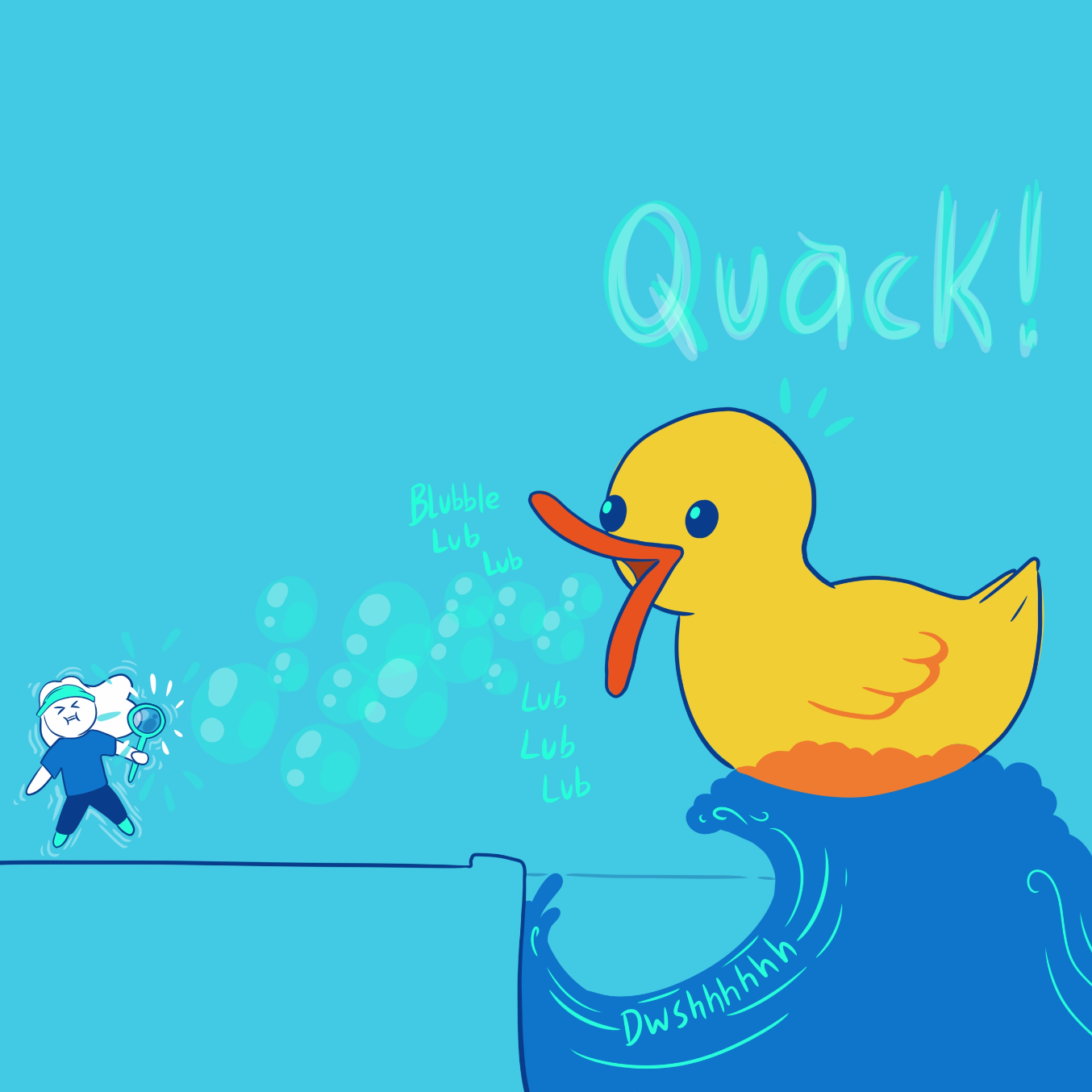  - Online Drawing Game Comic Strip Panel by Wizard Croissant