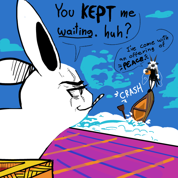  - Online Drawing Game Comic Strip Panel by Mothbunita