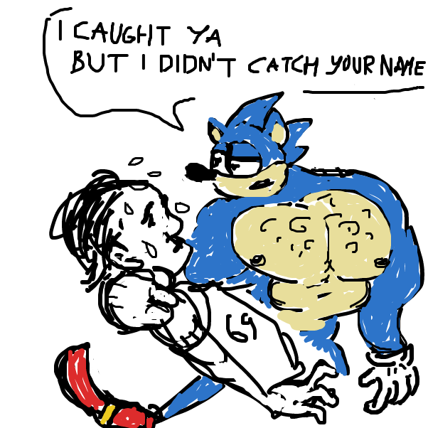 fun fact: he drew the chest hair and nipples on himself with a marker - Online Drawing Game Comic Strip Panel by Peyocay