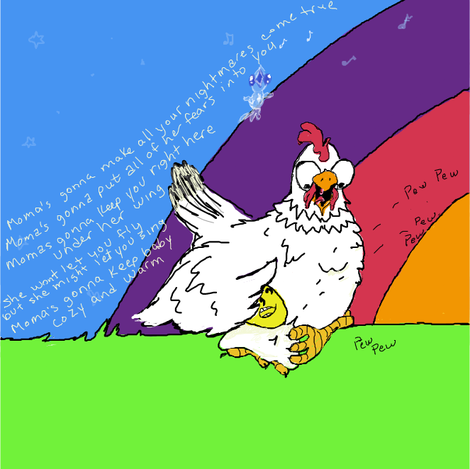 Drawing in Eg by dona.