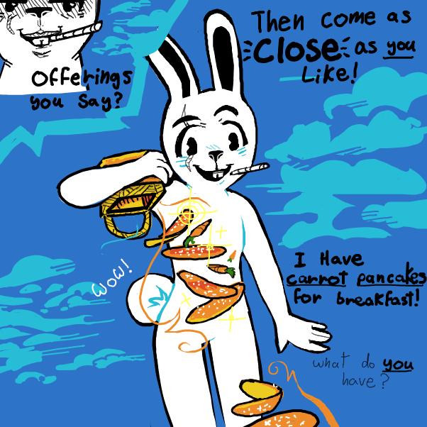 <3 - Online Drawing Game Comic Strip Panel by Mothbunita