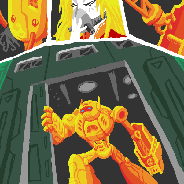  - Online Drawing Game Comic Strip Panel by SeanTrunks