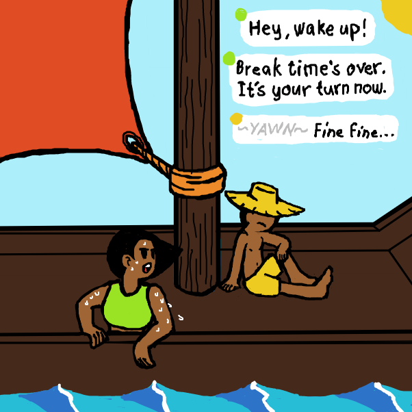  - Online Drawing Game Comic Strip Panel by SeanTrunks