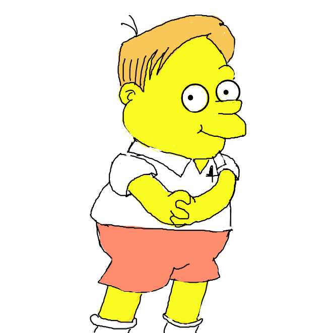 Drawing in Lets Draw Simpsons Characters by dona.