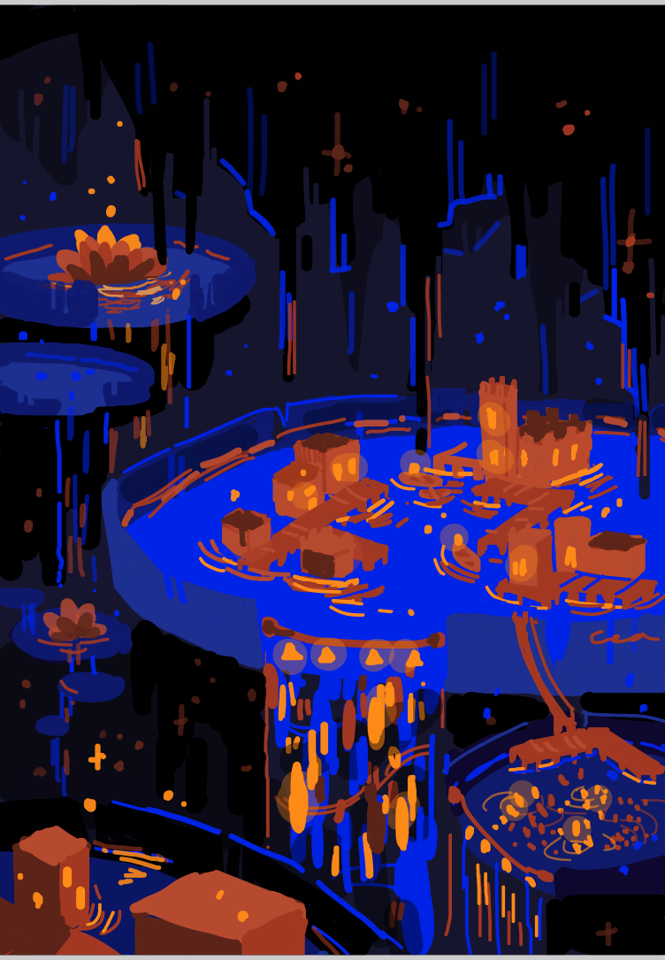 big lily pads  - Online Drawing Game Comic Strip Panel by Cea